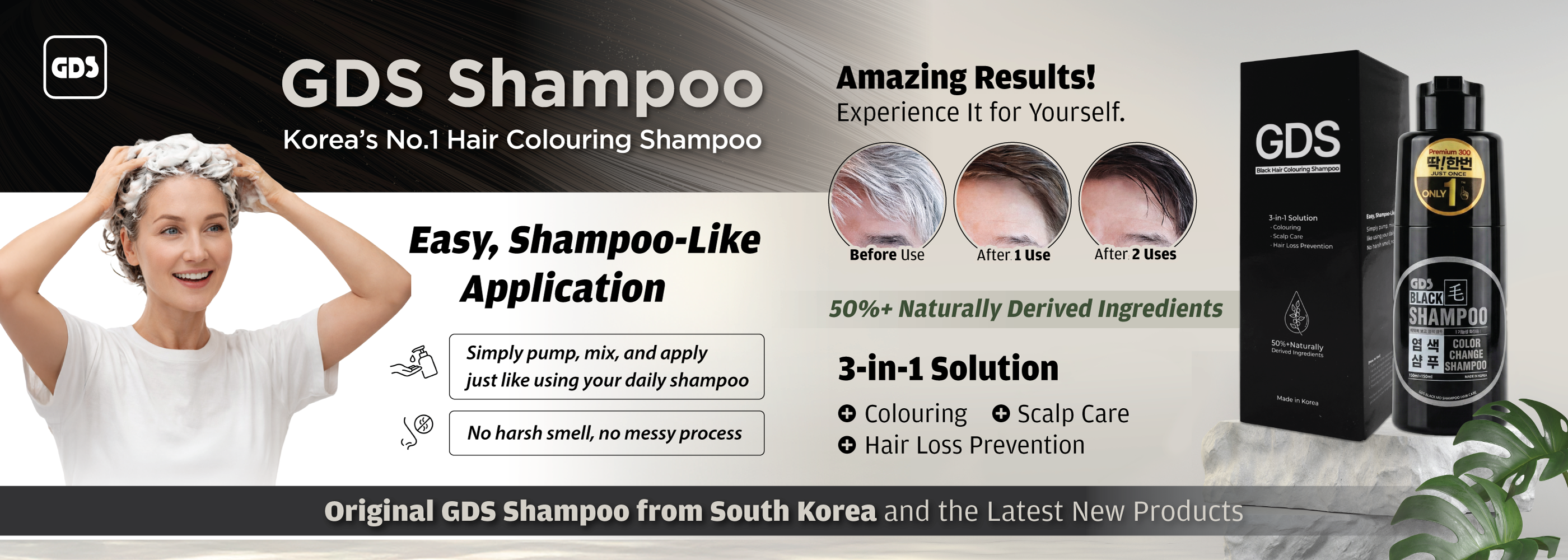 Natural Brown PPD-FREE | Pre-order 2 + 1 FREE – GDS Shampoo Australia